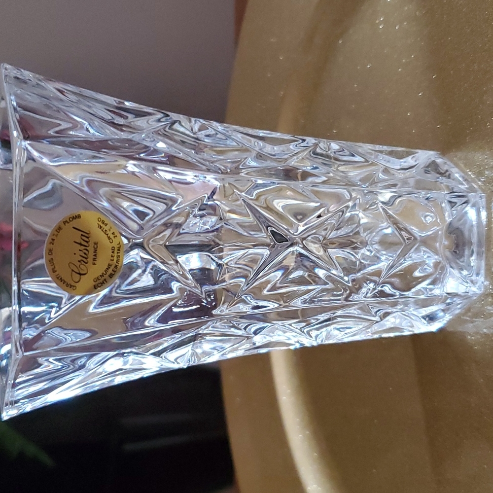 Cristal France Bud Flower Vase